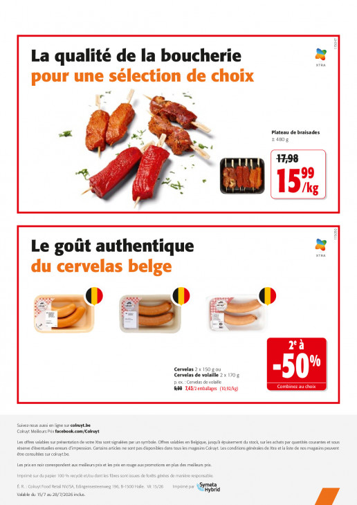 Colruyt Dépliant 15.07.2026