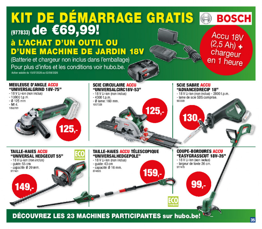 Hubo Dépliant 15.07.2026