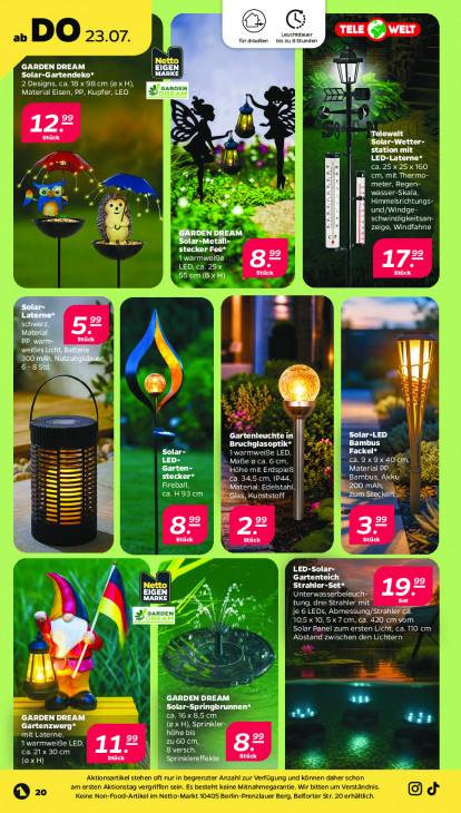 Netto Angebote ab 20.07.26 bis 25.07.26
