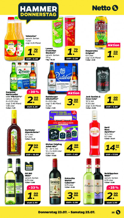 Netto Angebote ab 20.07.26 bis 25.07.26