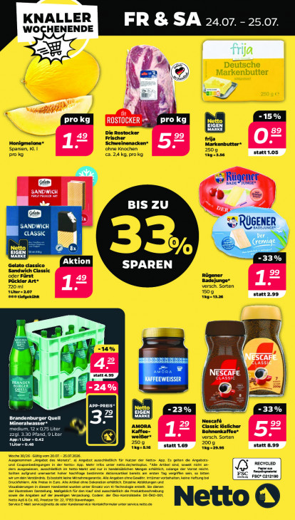 Netto Angebote ab 20.07.26 bis 25.07.26