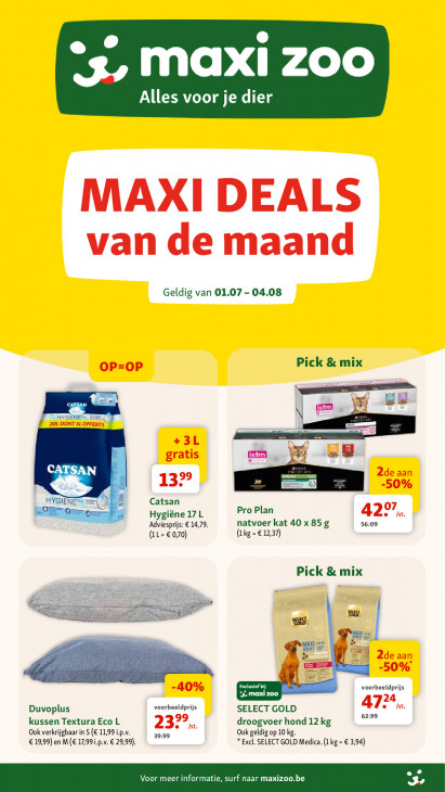Maxi Zoo 15.07.26 - 04.08.26