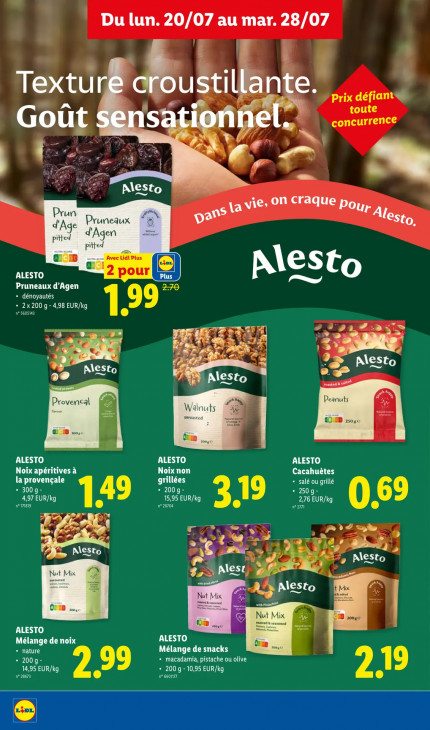 Lidl Dépliant 20.07.2026