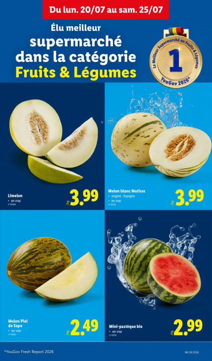 Lidl Dépliant 20.07.2026