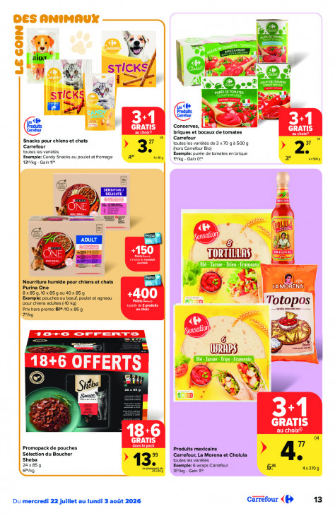Carrefour Dépliant 22.07.2026