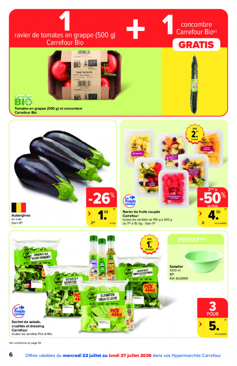 Carrefour Dépliant 22.07.2026