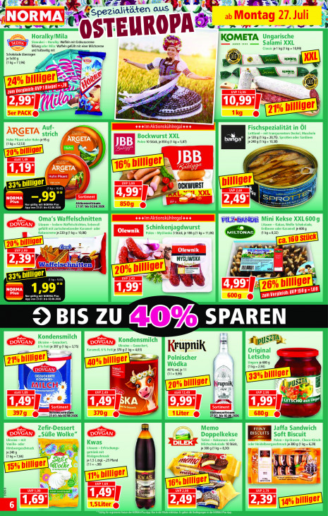 Norma Angebote ab 27.07.26 bis 01.08.26