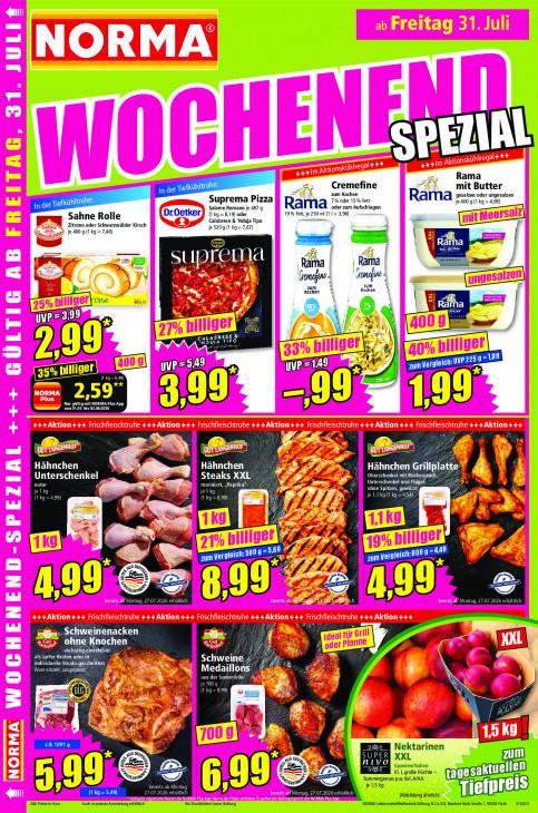 Norma Angebote ab 27.07.26 bis 01.08.26