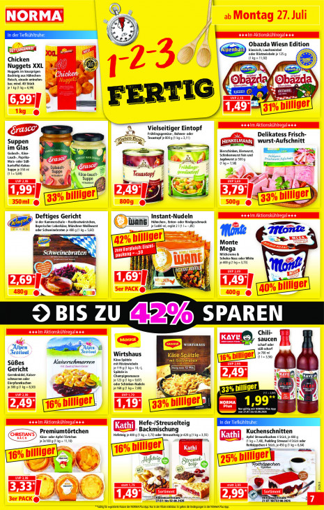 Norma Angebote ab 27.07.26 bis 01.08.26