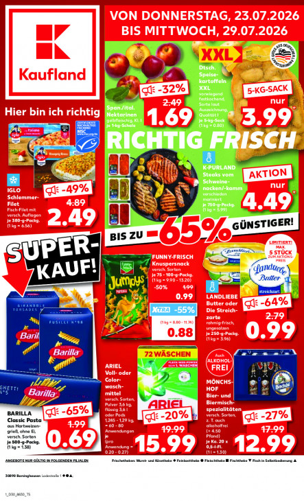 Kaufland Angebote ab 23.07.26 - bis 29.07.26