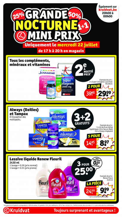Kruidvat Dépliant 21.07.2026
