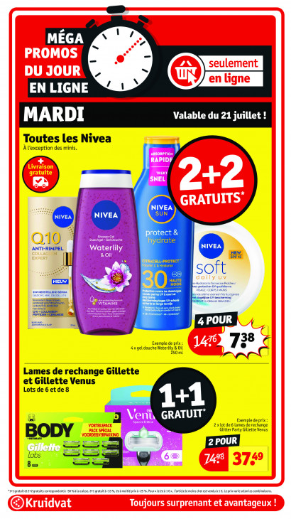 Kruidvat Dépliant 21.07.2026