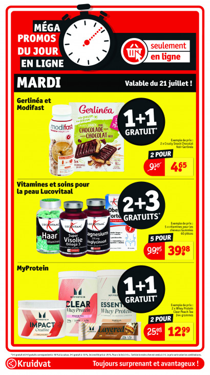 Kruidvat Dépliant 21.07.2026