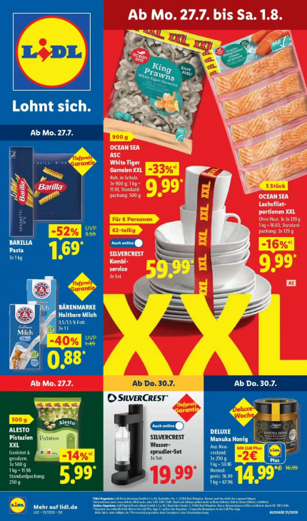 Lidl Angebote ab 27.07.26 - bis 01.08.26
