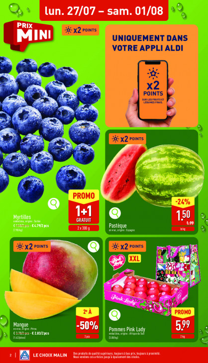 Aldi Dépliant 27.07.2026