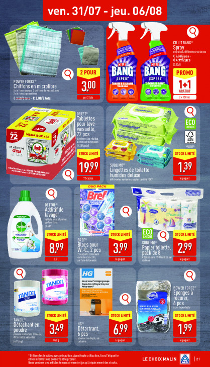 Aldi Dépliant 27.07.2026