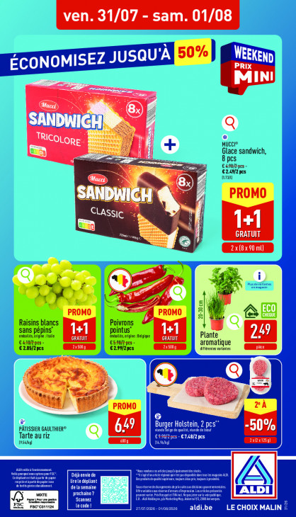 Aldi Dépliant 27.07.2026