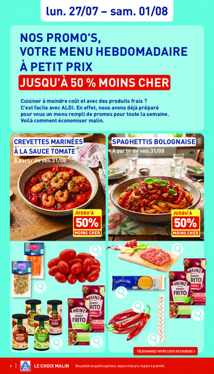 Aldi Dépliant 27.07.2026