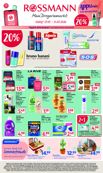Rossmann Angebote ab 27.07.26 - bis 31.07.26