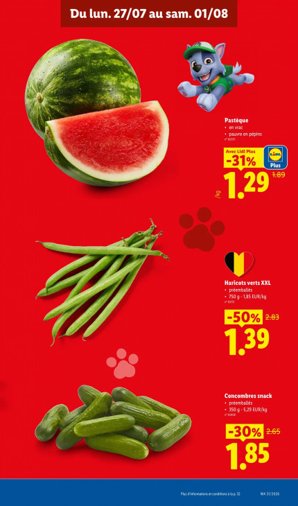 Lidl Dépliant 27.07.2026