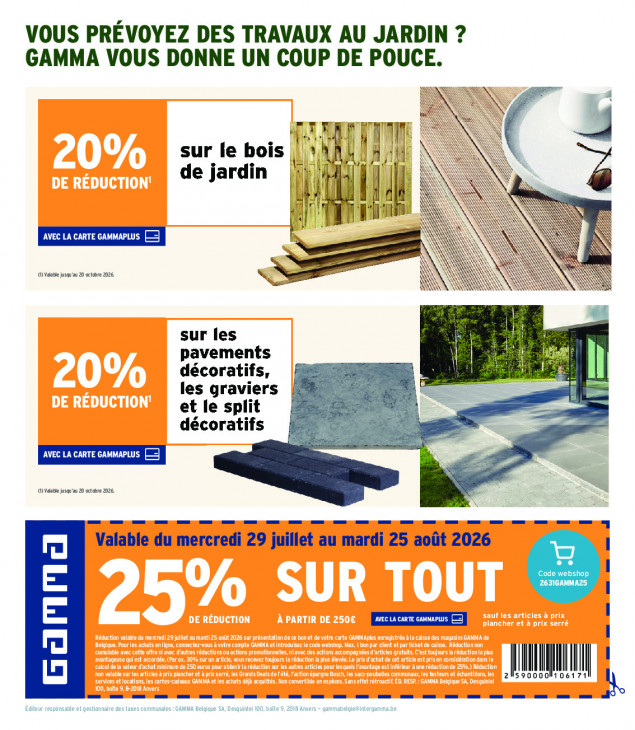 Gamma Dépliant 29.07.2026