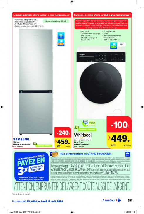 Carrefour Dépliant 29.07.2026