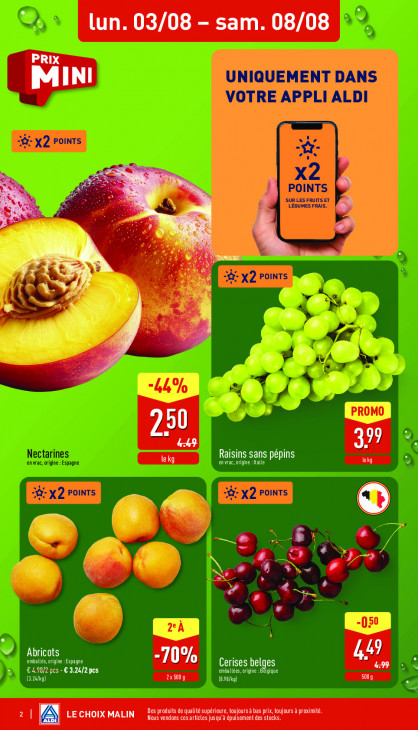 Aldi Dépliant 03.08.2026