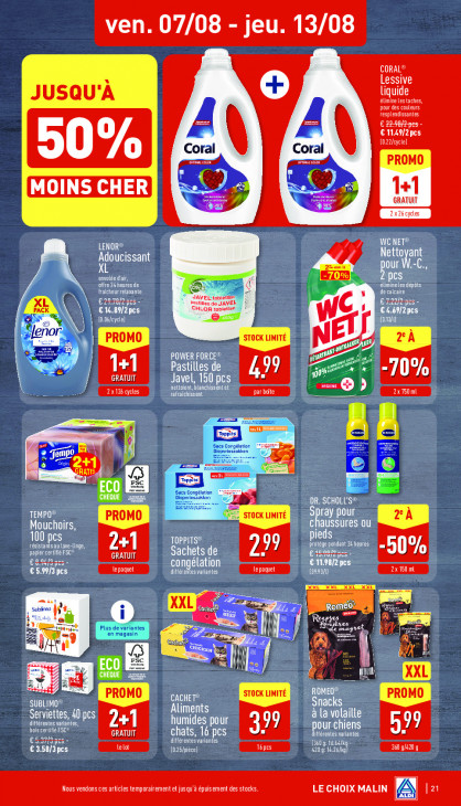 Aldi Dépliant 03.08.2026