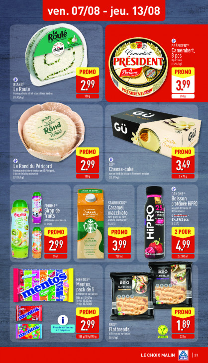 Aldi Dépliant 03.08.2026