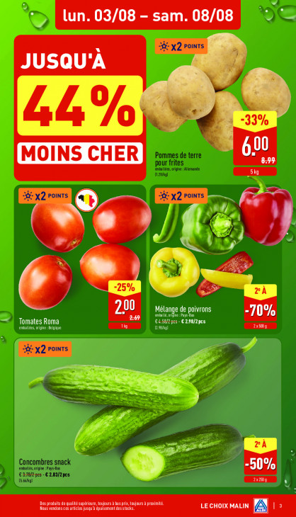 Aldi Dépliant 03.08.2026