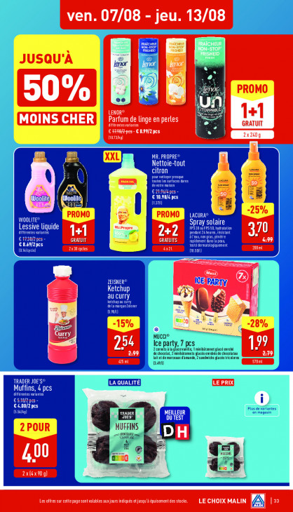 Aldi Dépliant 03.08.2026