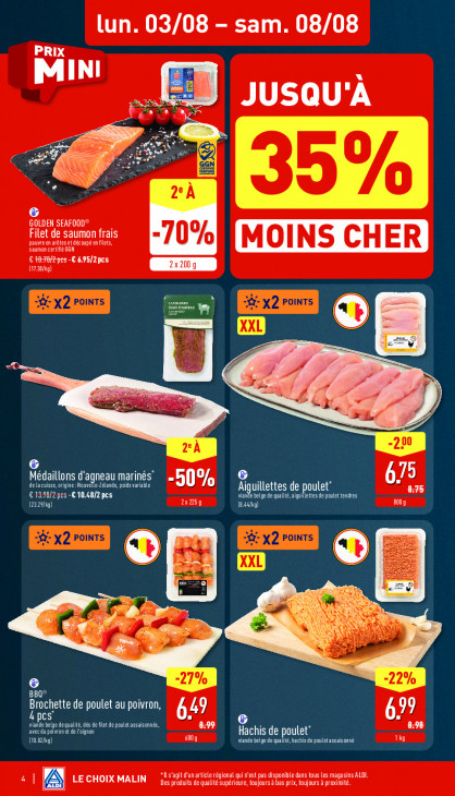 Aldi Dépliant 03.08.2026