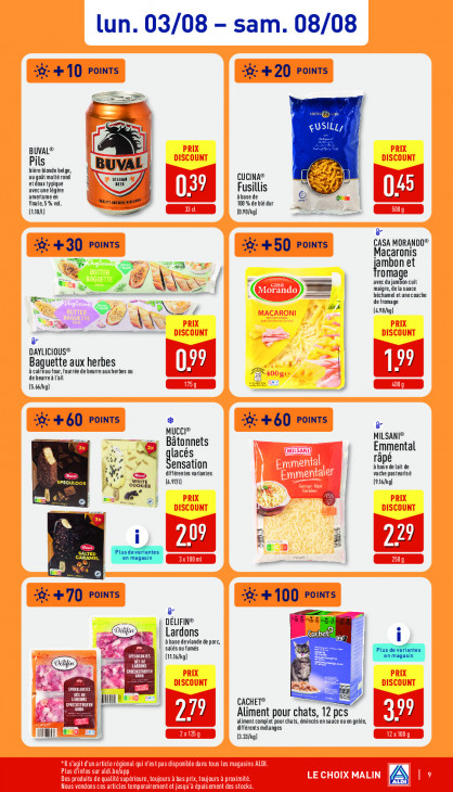 Aldi Dépliant 03.08.2026
