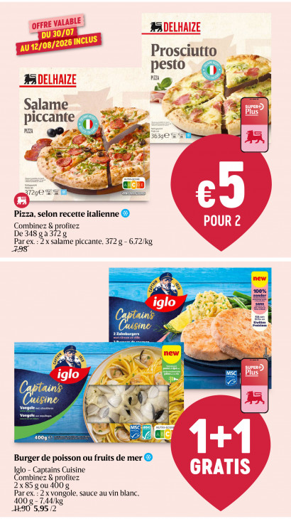 Delhaize Dépliant 30.07.2026