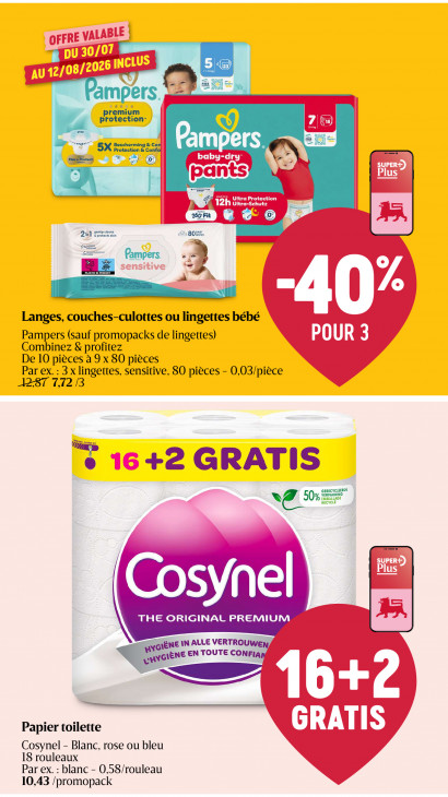 Delhaize Dépliant 30.07.2026