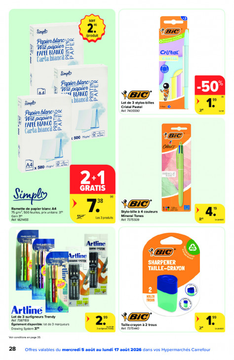 Carrefour Dépliant 05.08.2026