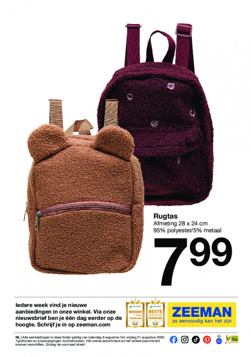 Zeeman Folder 08.08.2026