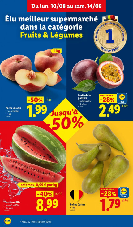 Lidl Dépliant 10.08.2026