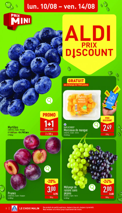 Aldi Dépliant 10.08.2026