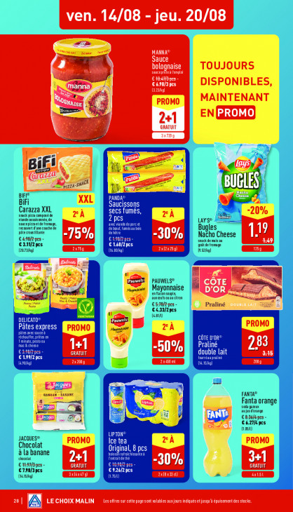 Aldi Dépliant 10.08.2026