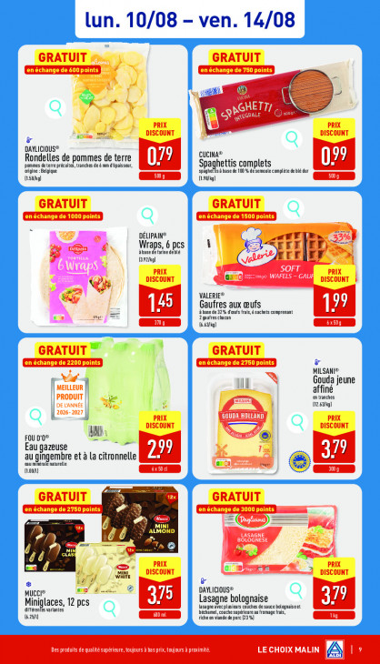 Aldi Dépliant 10.08.2026