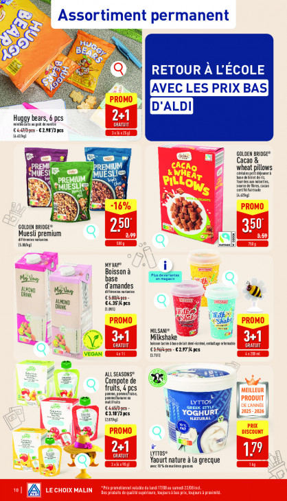 Aldi Dépliant 17.08.2026