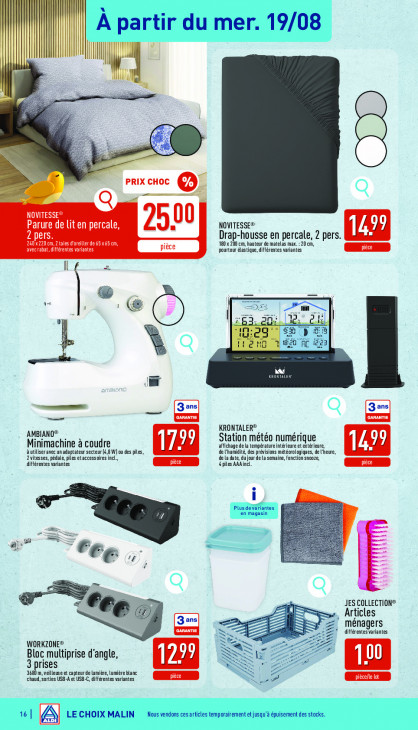 Aldi Dépliant 17.08.2026