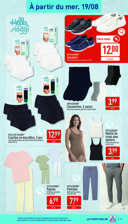 Aldi Dépliant 17.08.2026