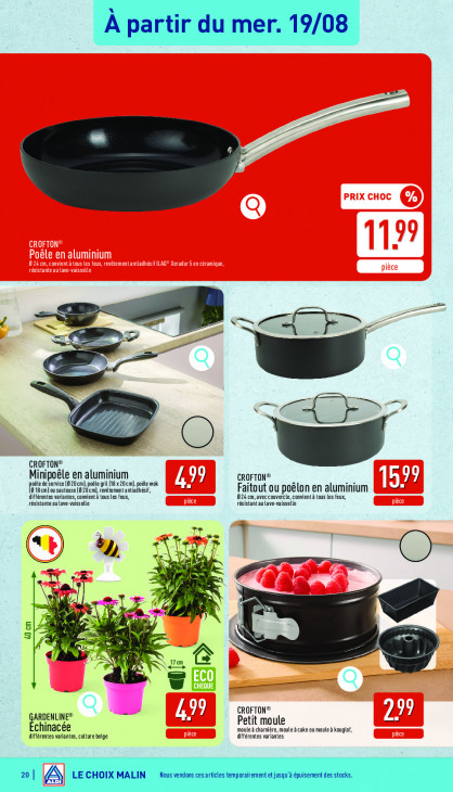 Aldi Dépliant 17.08.2026