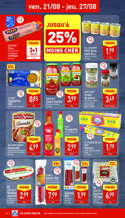 Aldi Dépliant 17.08.2026