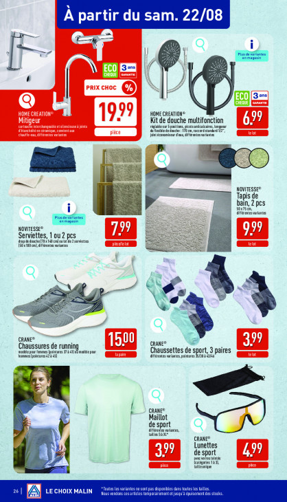Aldi Dépliant 17.08.2026