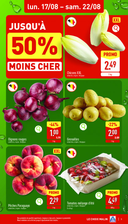 Aldi Dépliant 17.08.2026
