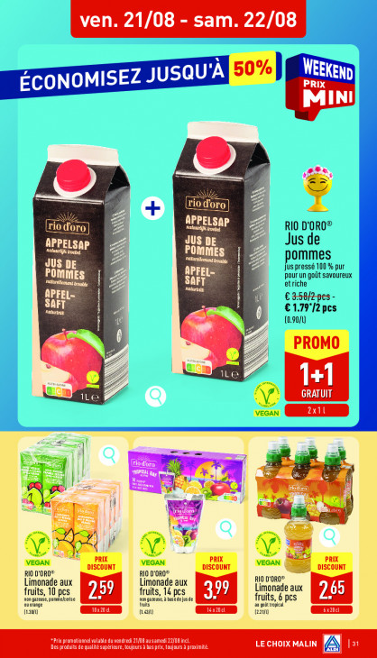 Aldi Dépliant 17.08.2026