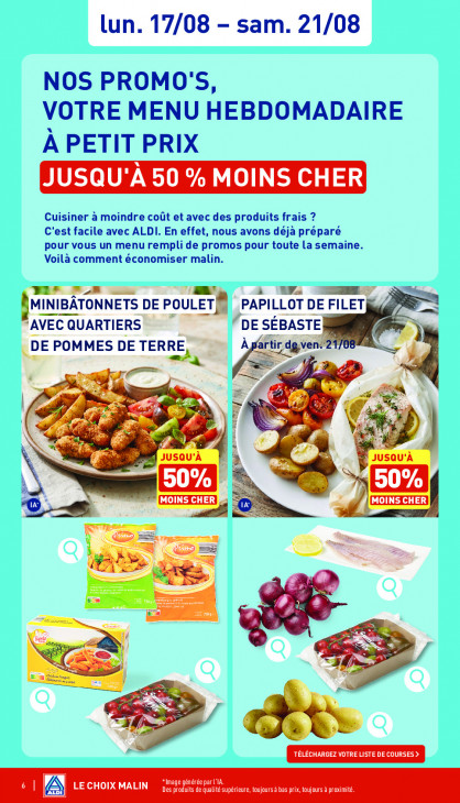 Aldi Dépliant 17.08.2026
